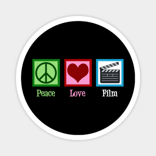 Peace Love Film Magnet